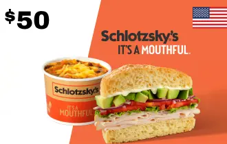 Schlotzky's USA Mix It Up® eGift Card $50 Schlotzky's USA Mix It Up® eGift Card $50