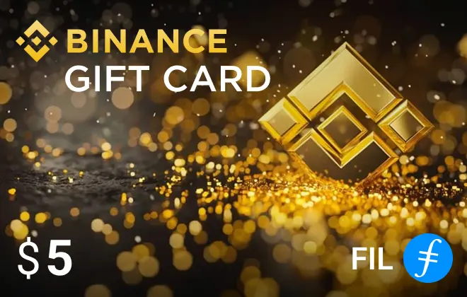 بطاقة بينانس FIL 5 دولار بطاقة بينانس FIL 5 دولار
