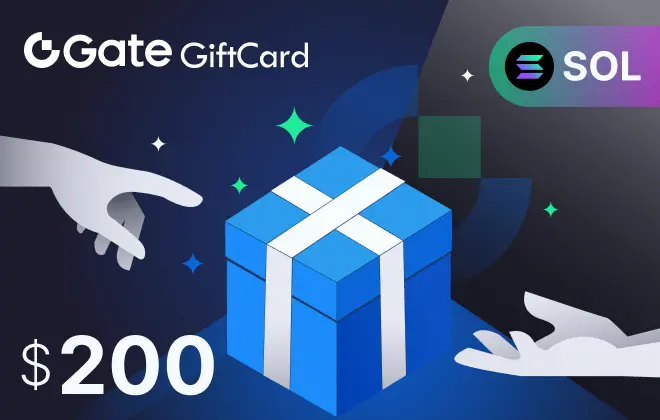 Gate.io SOL $200 Gate.io SOL $200