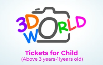 3D Selfie Museum UAE Tickets for Child (Above 3 years-11years old) 3D Selfie Museum UAE Tickets for Child (Above 3 years-11years old)