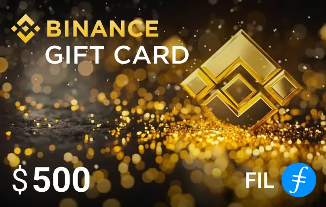 Binance FIL $500 Binance FIL $500