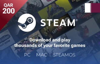 بطاقة ستيم قطر 200 ريال قطري