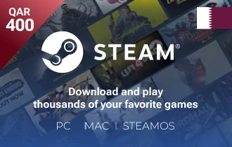 بطاقة ستيم قطر 400 ريال قطري