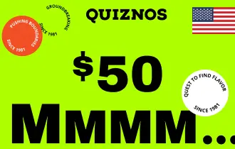 Quiznos USA $50 Quiznos USA $50