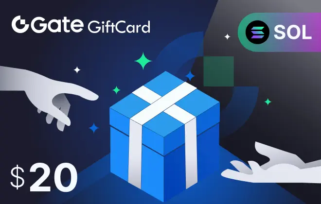 Gate.io SOL $20 Gate.io SOL $20