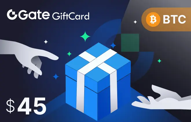 Gate.io BTC $45 Gate.io BTC $45