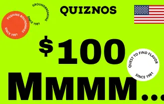Quiznos USA $100 Quiznos USA $100