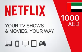 Netflix UAE 1000 AED Netflix UAE 1000 AED