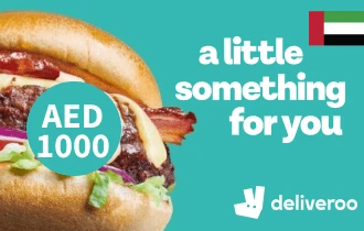 Deliveroo UAE 1000 AED