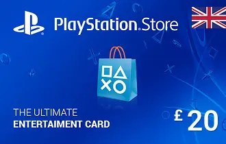 PlayStation Store Royaume-Uni 20 GBP PlayStation Store Royaume-Uni 20 GBP