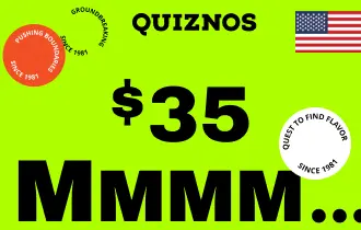 Quiznos USA $35 Quiznos USA $35