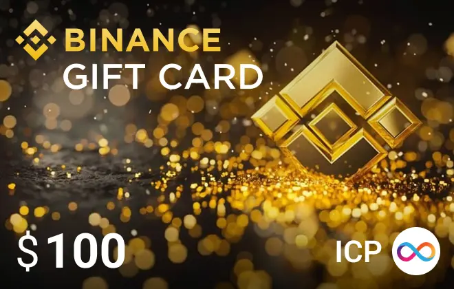 بطاقة بينانس ICP 100 دولار بطاقة بينانس ICP 100 دولار