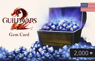 بطاقة Guild Wars 2 USA 2000 جواهر بطاقة Guild Wars 2 USA 2000 جواهر