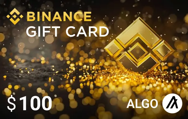 بطاقة بينانس ALGO 100 دولار بطاقة بينانس ALGO 100 دولار