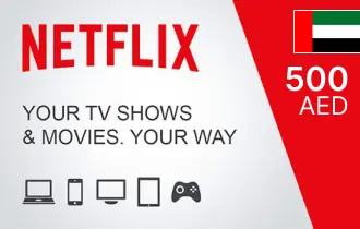 بطاقة نتفليكس 500 درهم