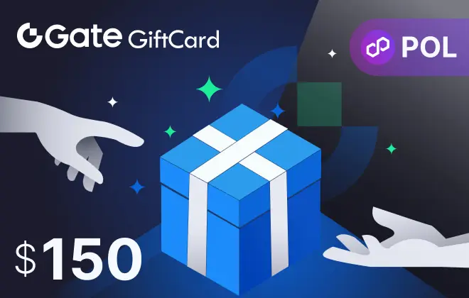 Gate.io POL $150 Gate.io POL $150