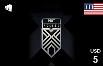 RIOT ACCESS USA $5 RIOT ACCESS USA $5